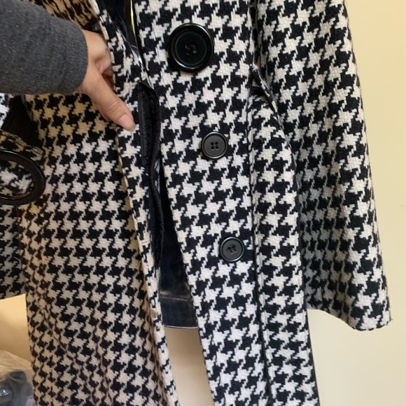 ESPRIT Double Breasted Houndstooth Peacoat - Picture 9 of 12